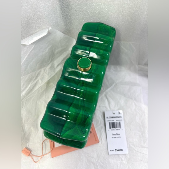 Cult Gaia Paloma Clutch. Malachite/Gold. - Picture 8 of 17